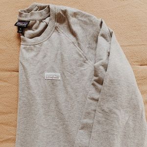 Light Grey Women’s Patagonia Crew Neck, Organic Cotton